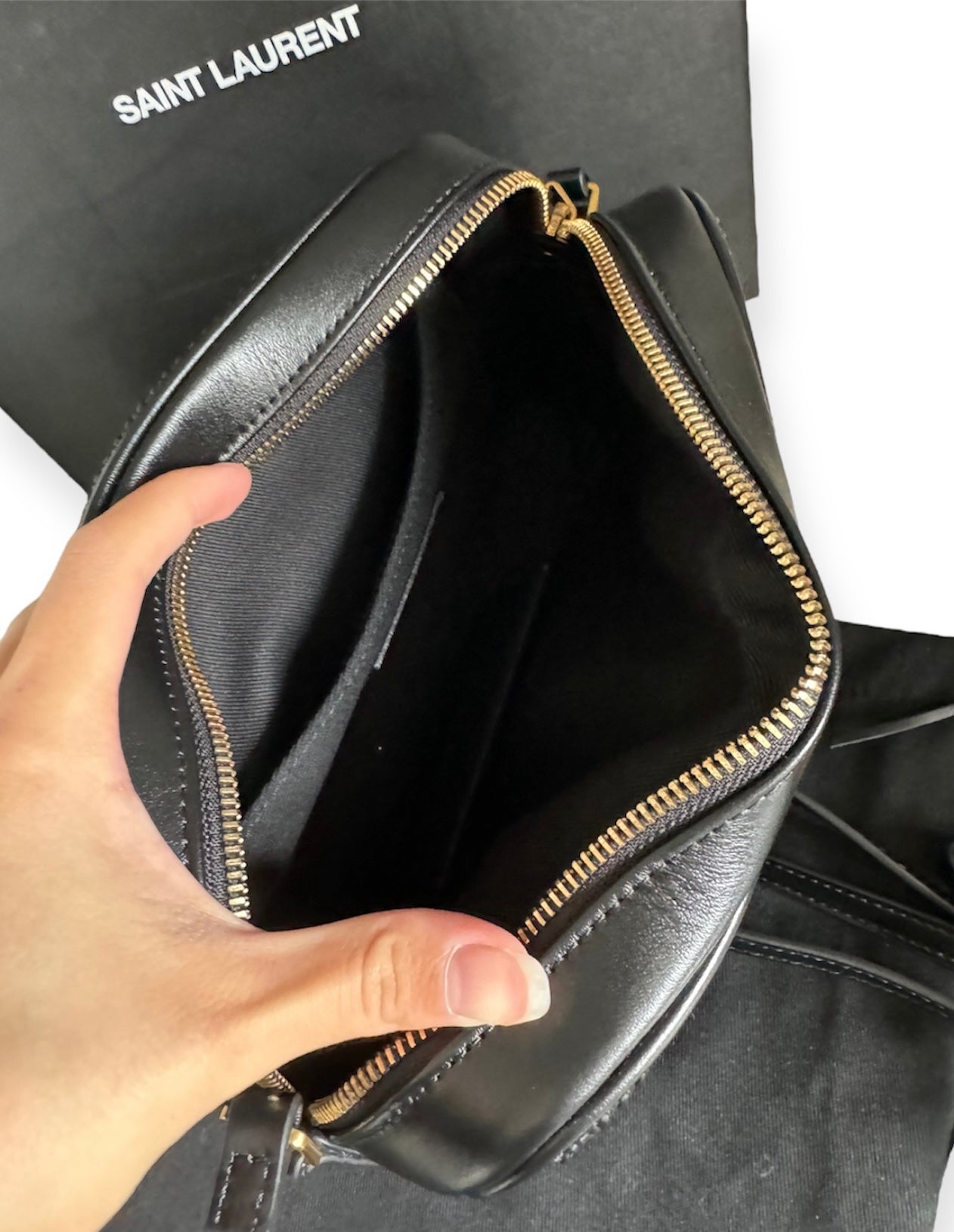 Bolsa para câmera Saint Laurent Lou