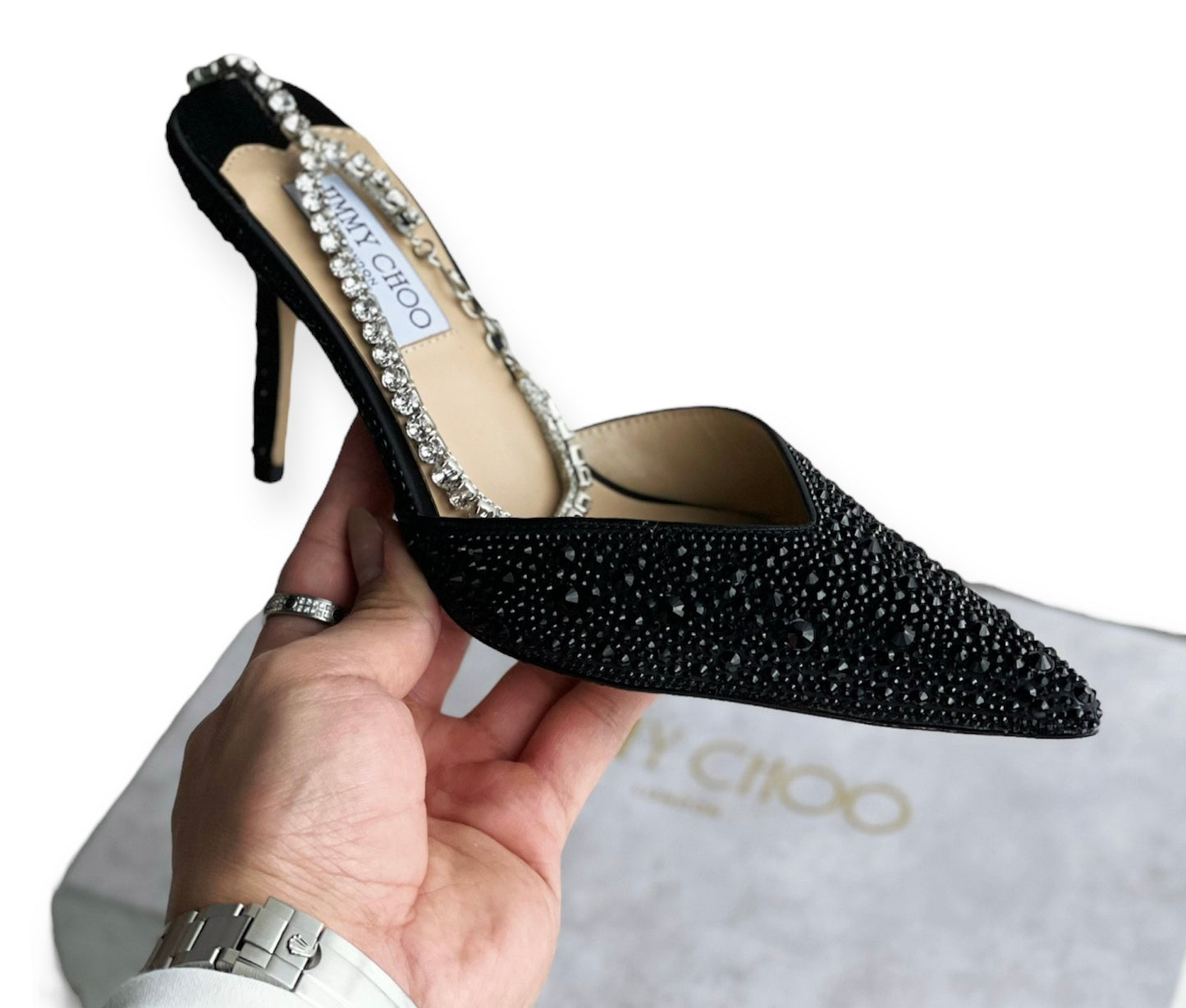 Jimmy Choo Heels Crystal