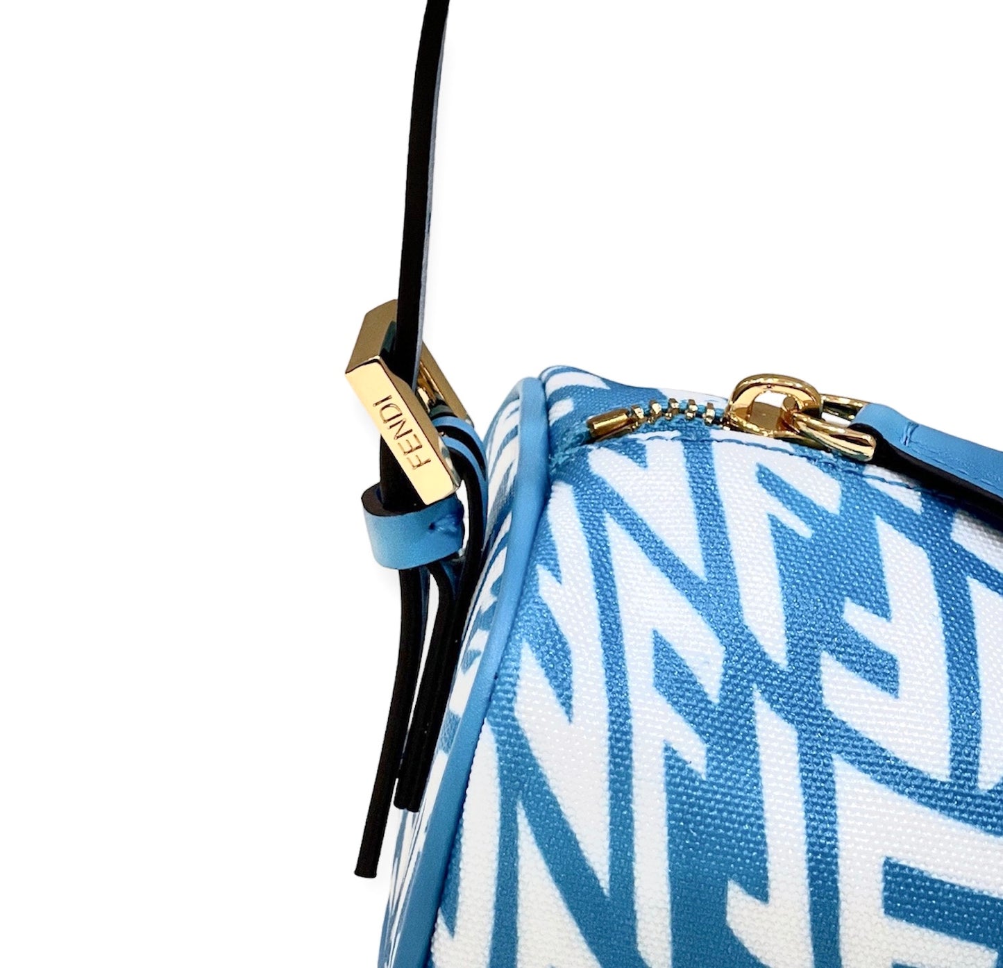 Fendi Blue Mini FF Vertigo Bag