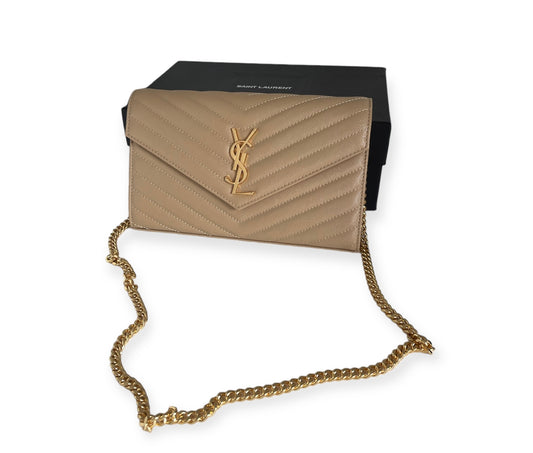 Saint Laurent Cassandre  Handbag - Gold Hardware