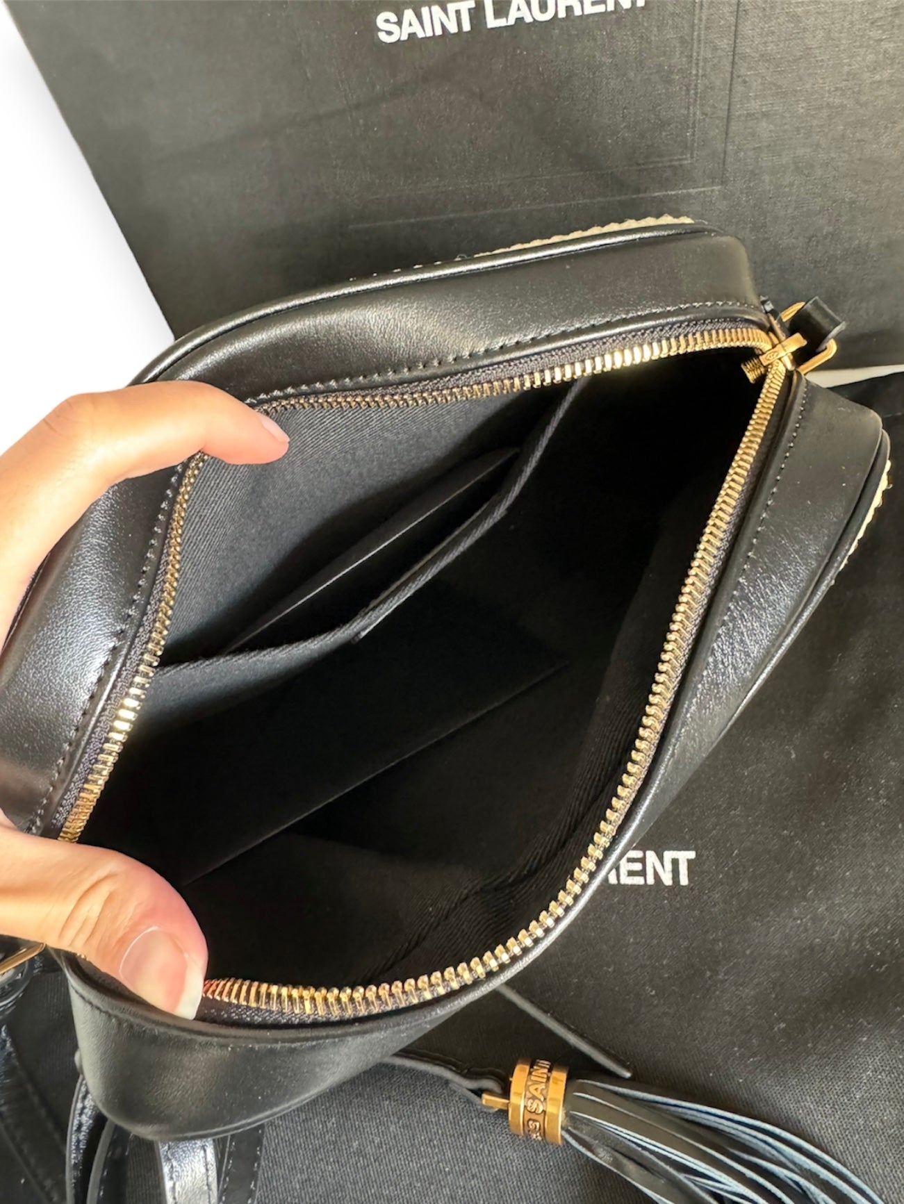 Bolsa para câmera Saint Laurent Lou