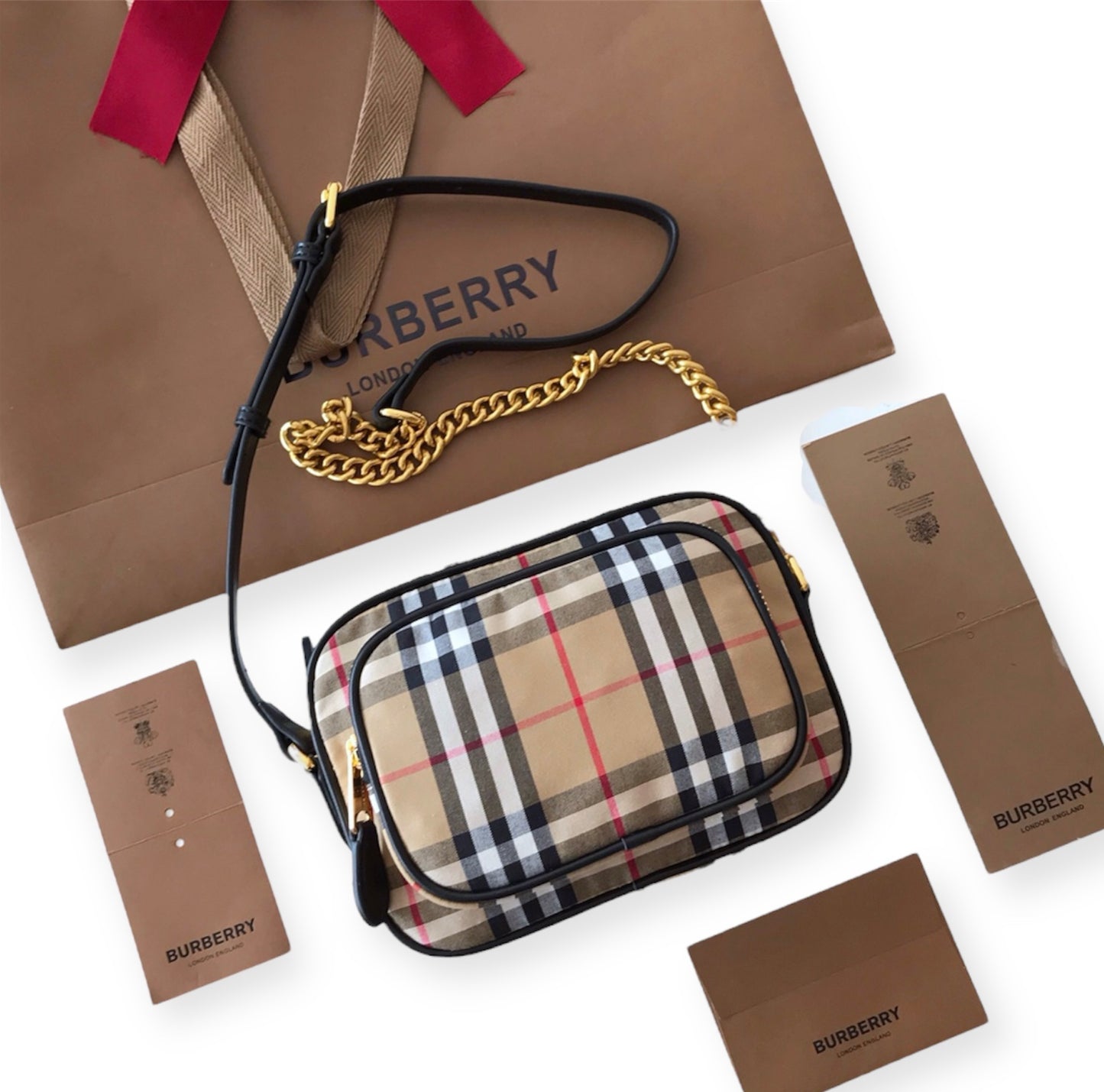 Bolsa para câmera Burberry