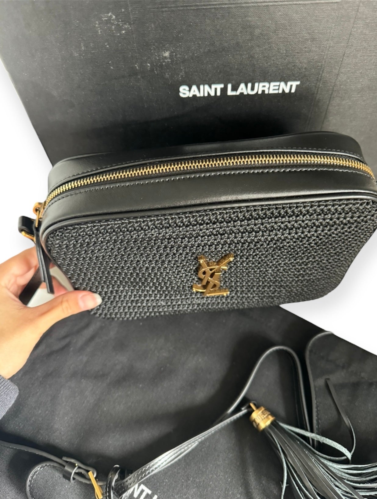 Bolsa para câmera Saint Laurent Lou