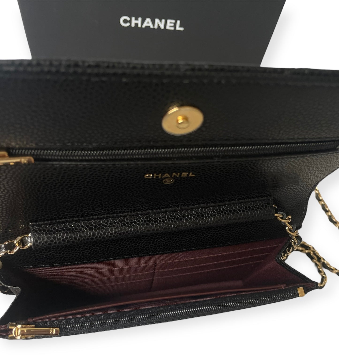 Chanel Wallet On Chain - Gold Hardware