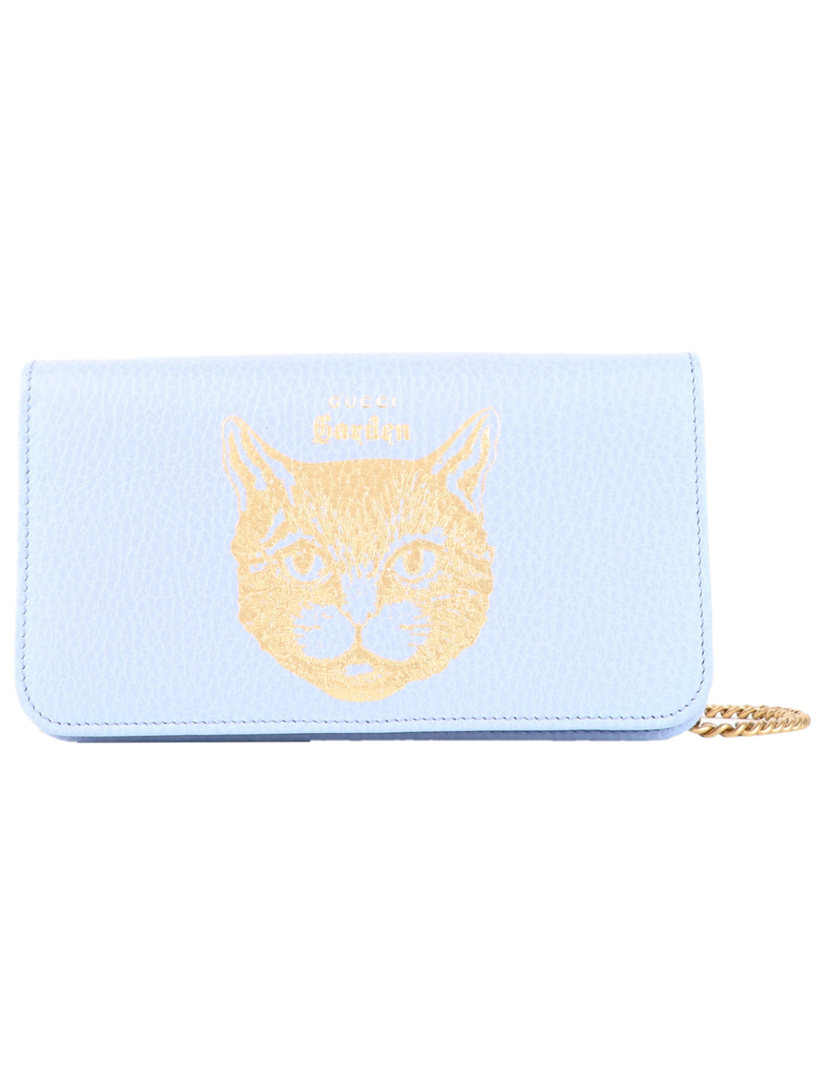 Gucci Garden Limited Edition Cat Chain Pouch Crossbody Bag in Light Lila