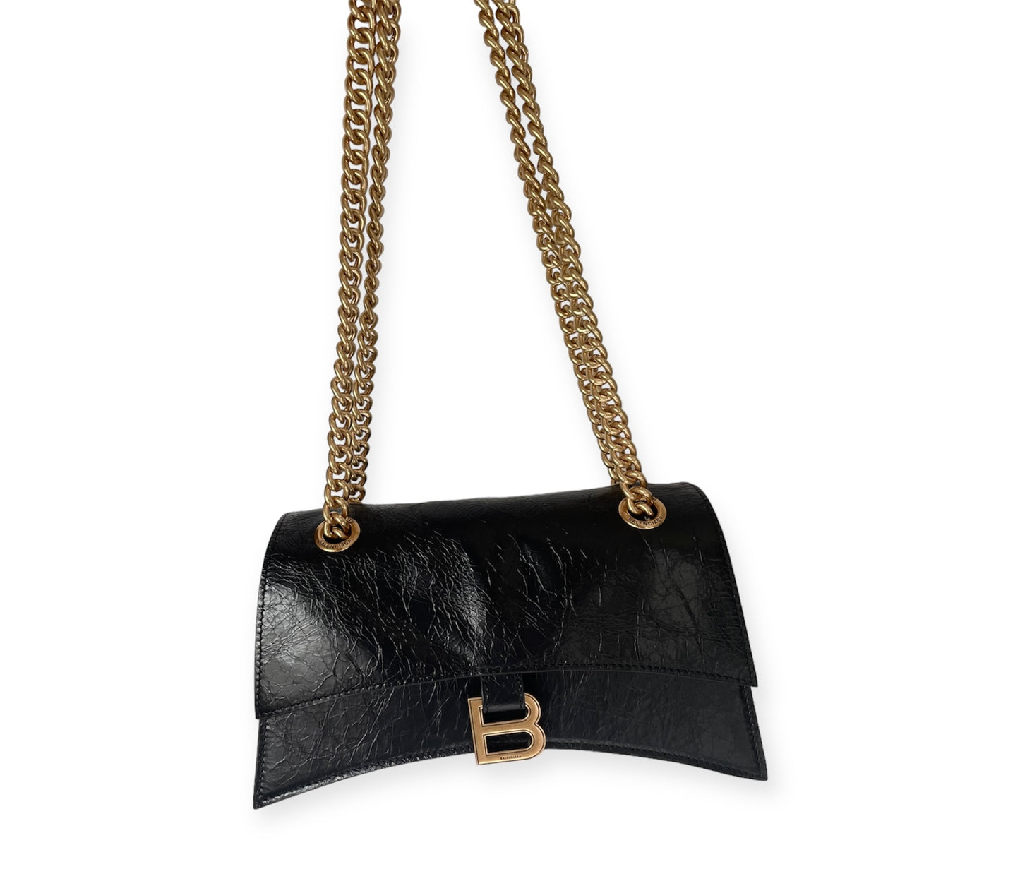 Balenciaga Crush Pequeno - Hardware Dourado