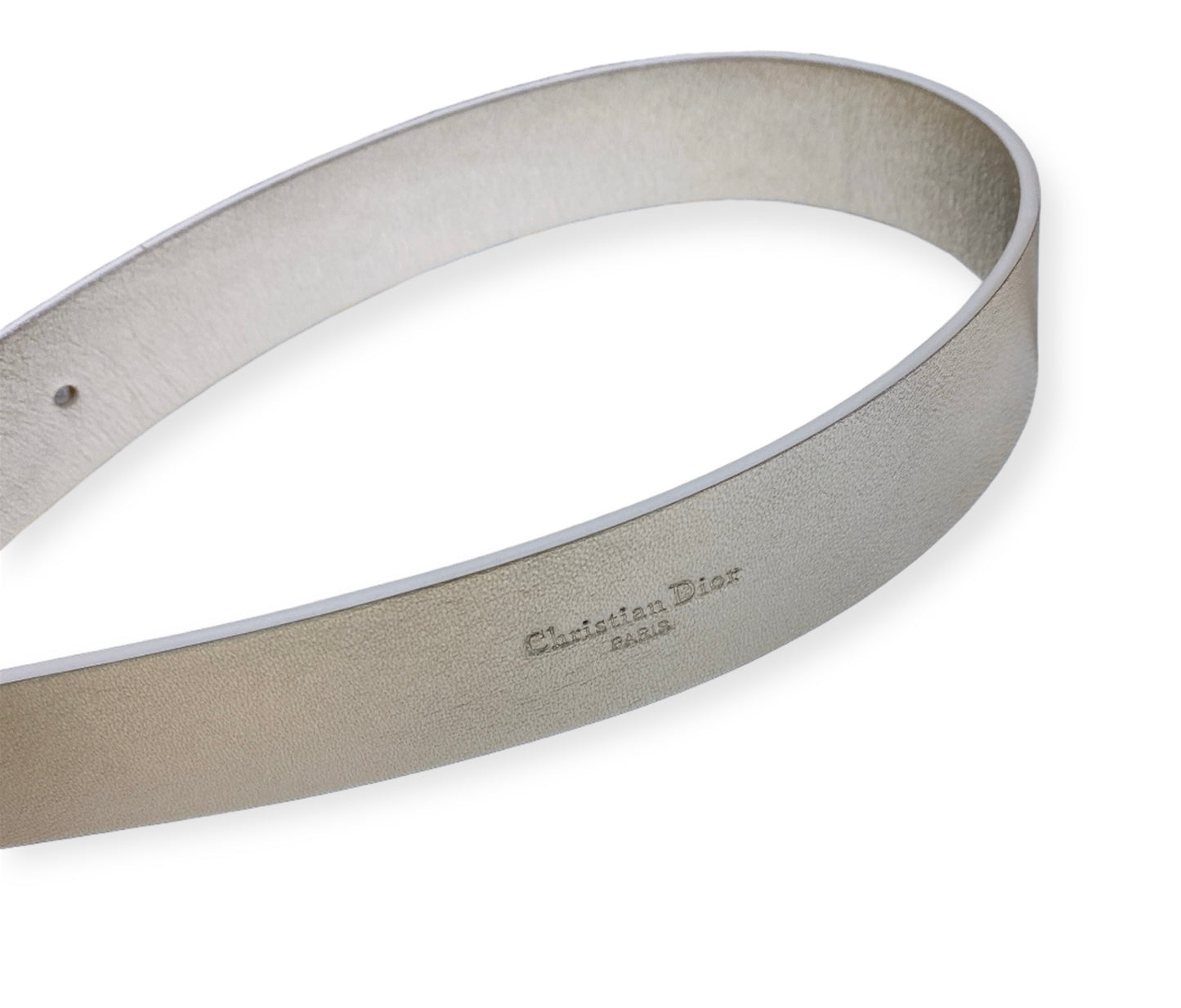 Dior Belt Silver