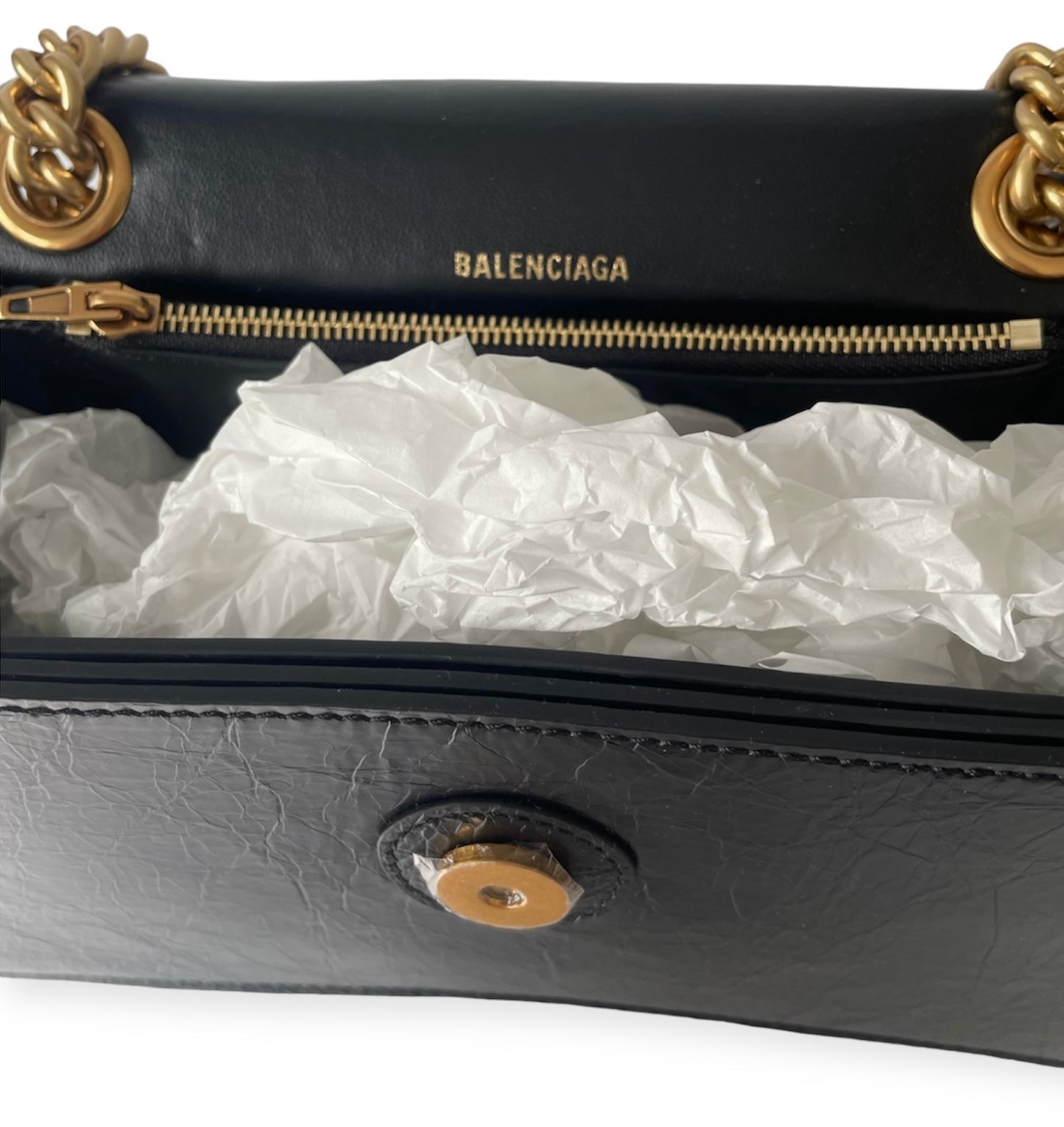 Balenciaga Crush Small - Gold Hardware