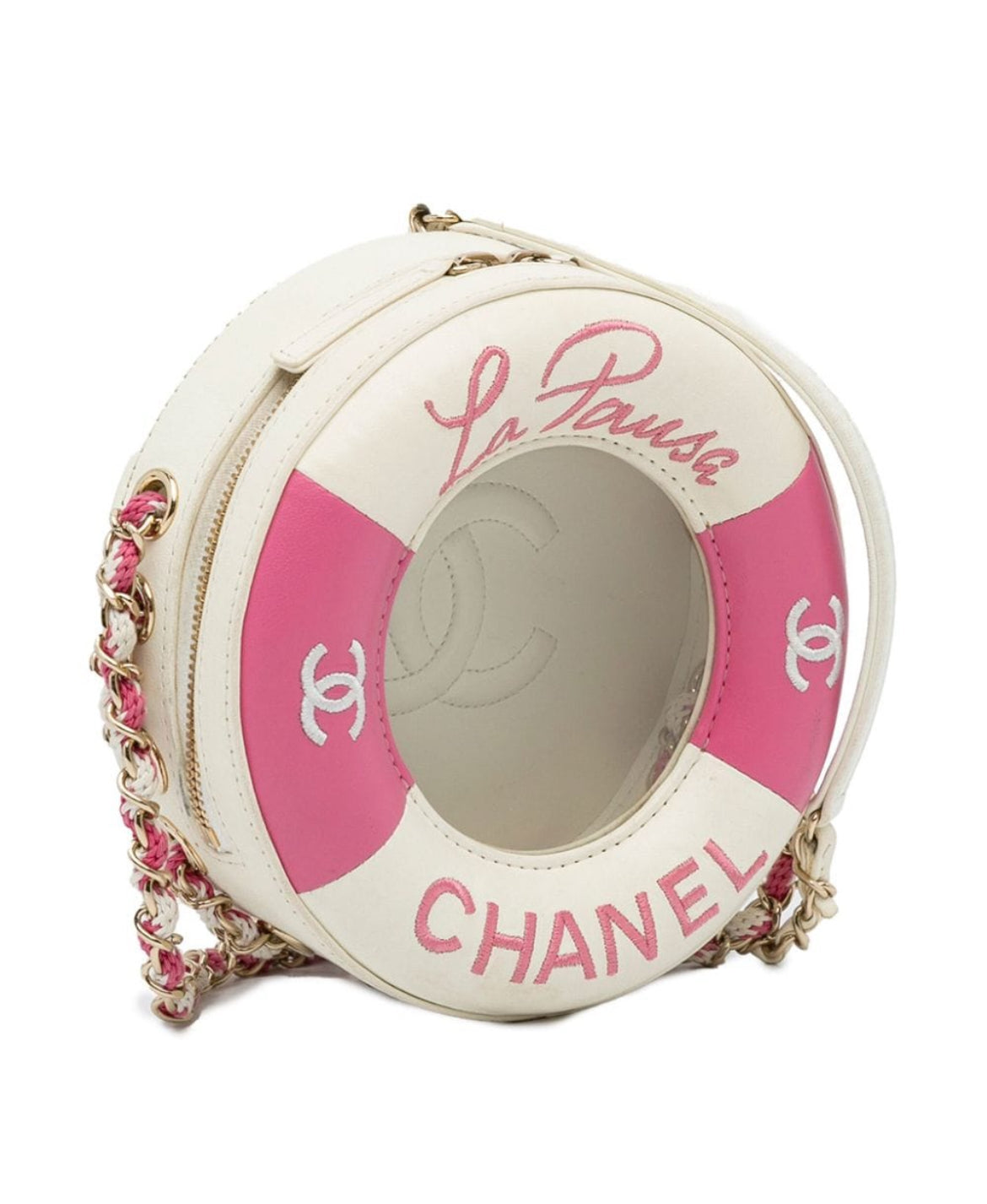 Bolsa Chanel Lifesaver - Ferragens Douradas