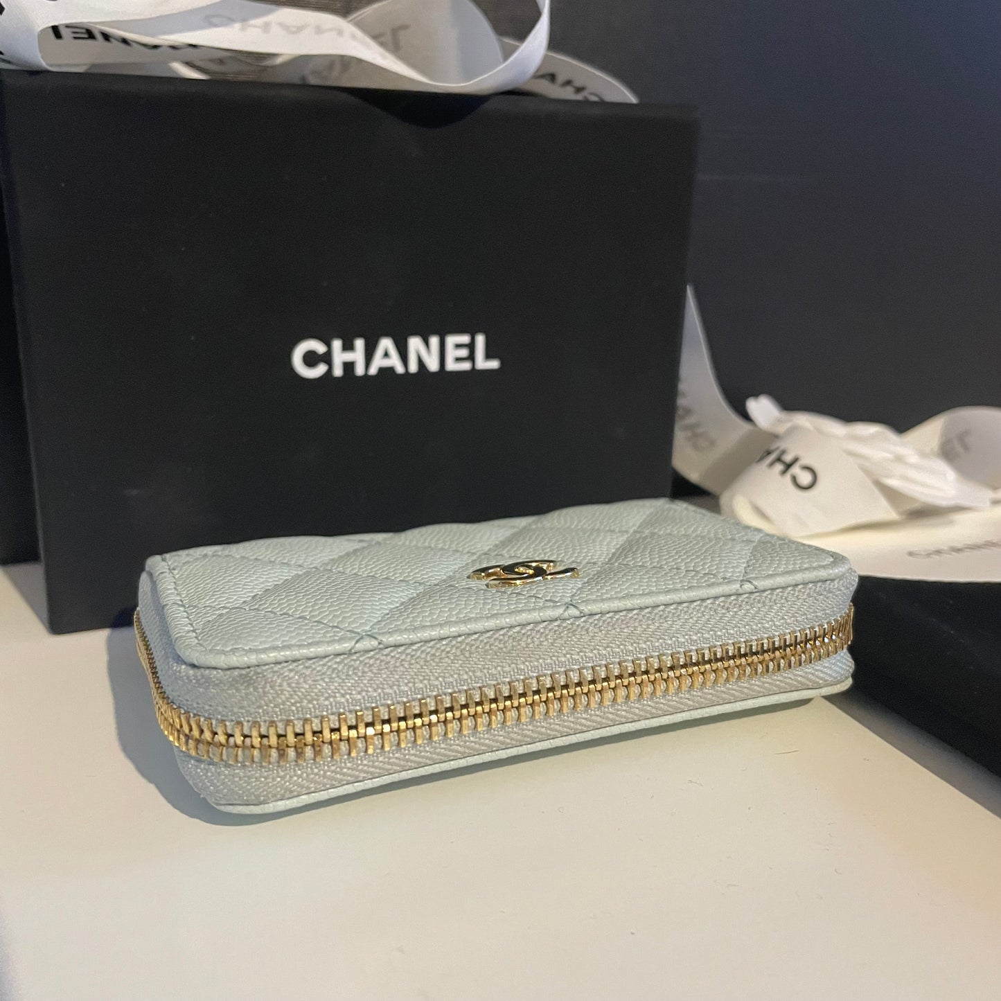 Chanel Coin Wallet - Gold Hardware - Zipped