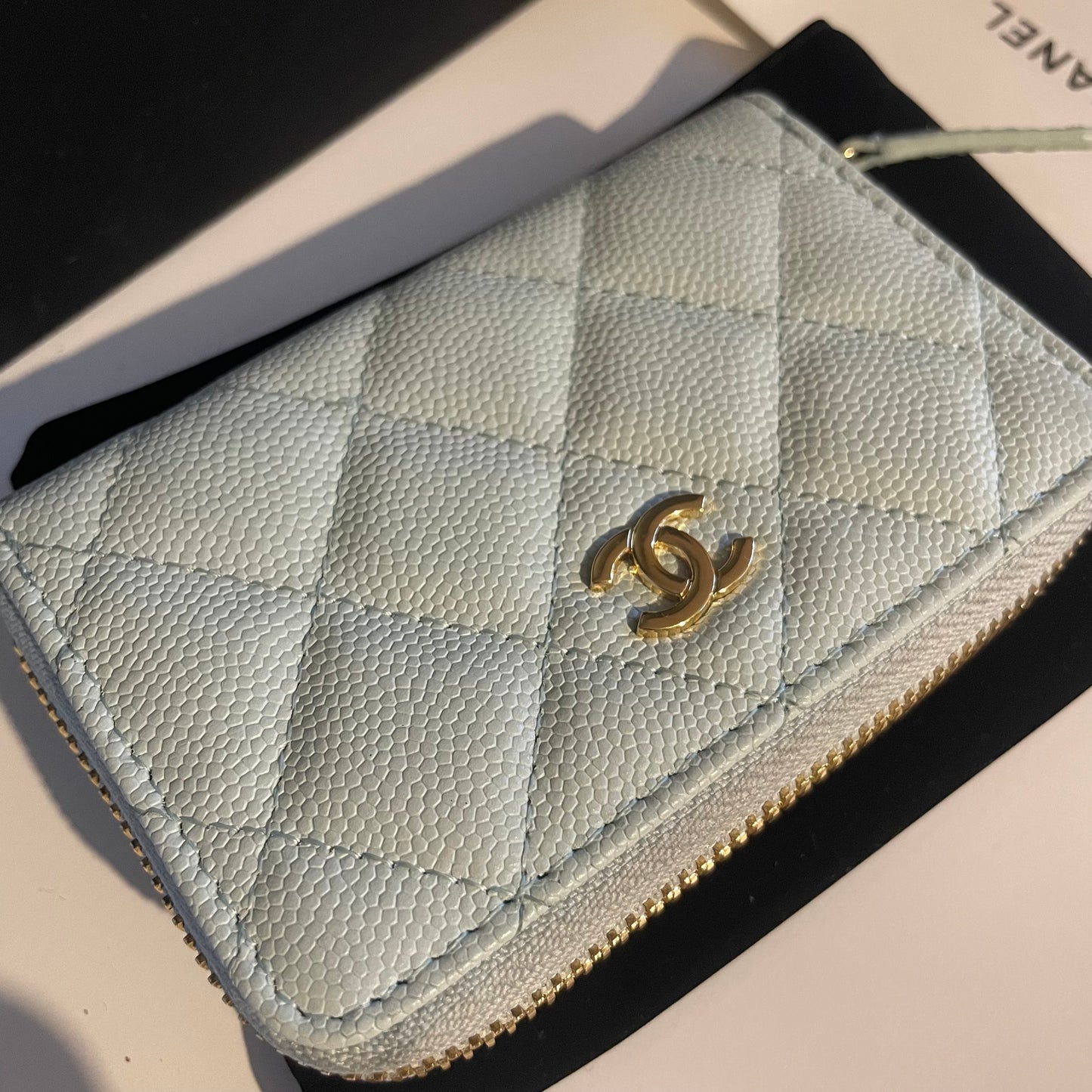 Chanel Coin Wallet - Gold Hardware - Zipped