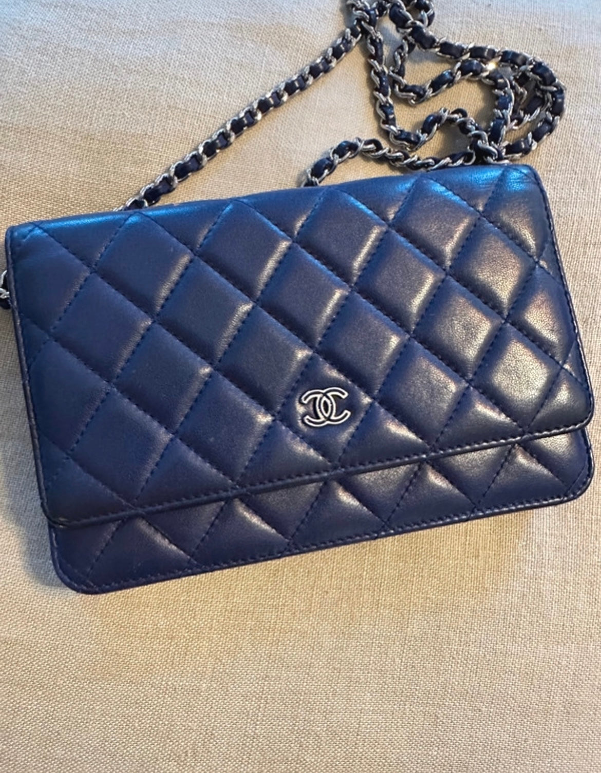 Chanel Wallet On Chain - Silver Hardware