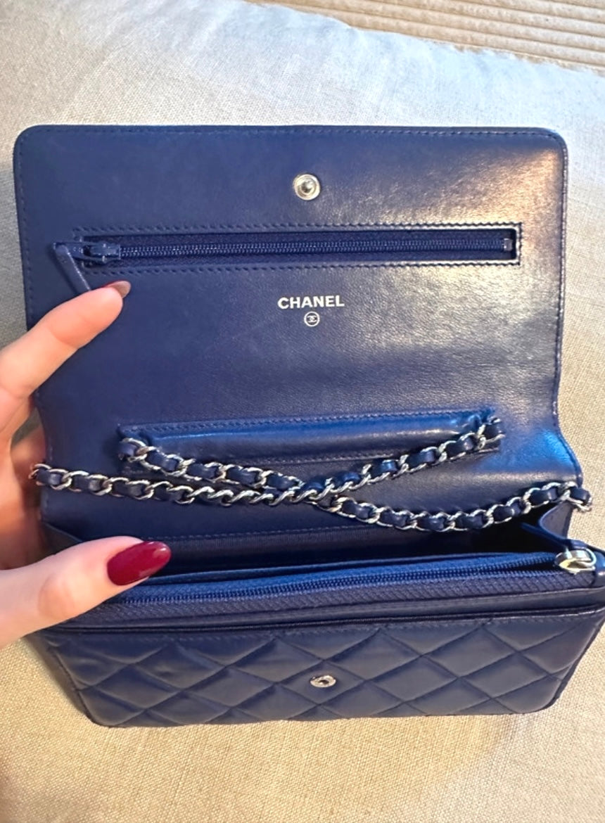 Chanel Wallet On Chain - Silver Hardware