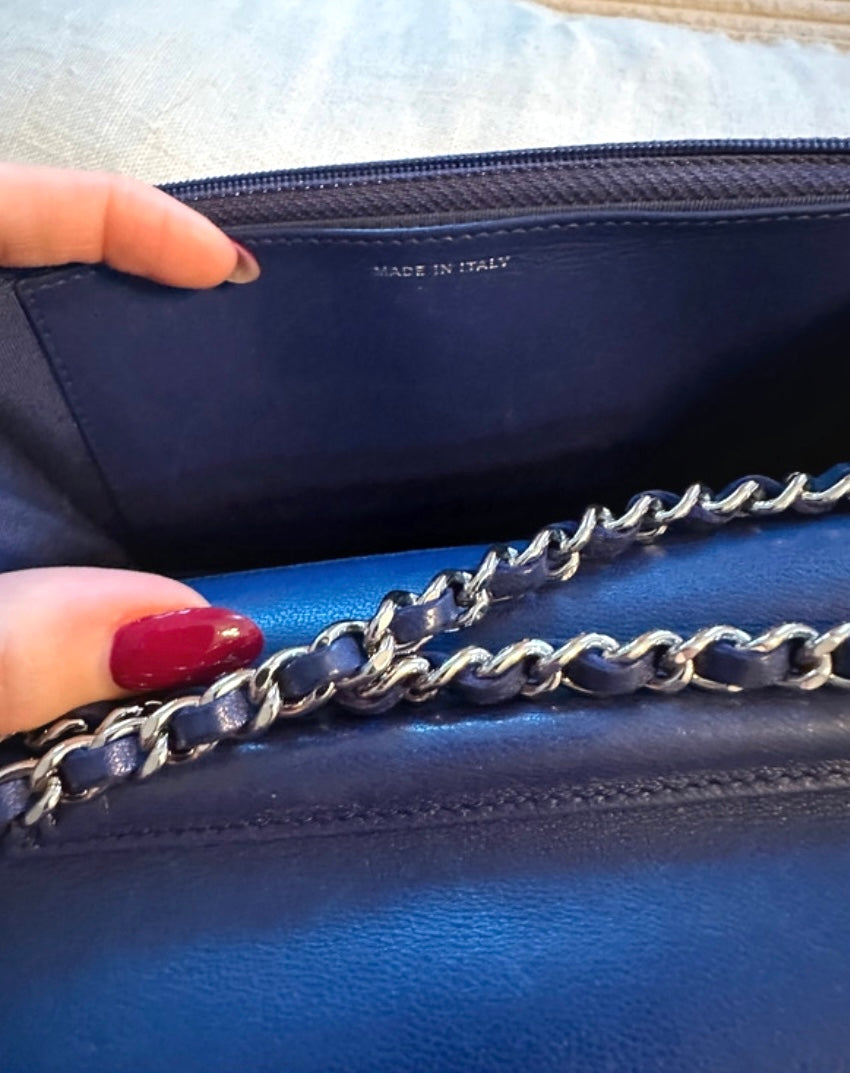 Chanel Wallet On Chain - Silver Hardware