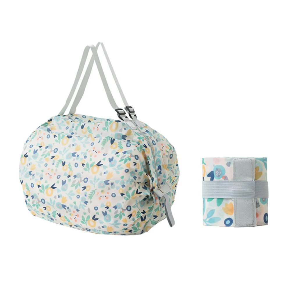 Foldable Large Tote Bag – Reusable Shopping & Travel Shoulder Bag